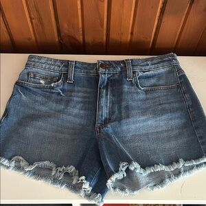 Joe's Jeans Blue Frayed Hem Shorts size 29. WS